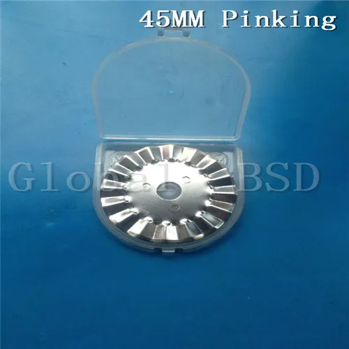 

Free shipping!!!10PCS/Lot 45mm Rotary Blade - Decorative Pinking Zigzag Design for Rotary Trimmers