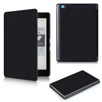 

Smart Magnetic PU leather cover case folio ultra slim cover case for 2016 kobo aura edition 2 ereader protective cover skin
