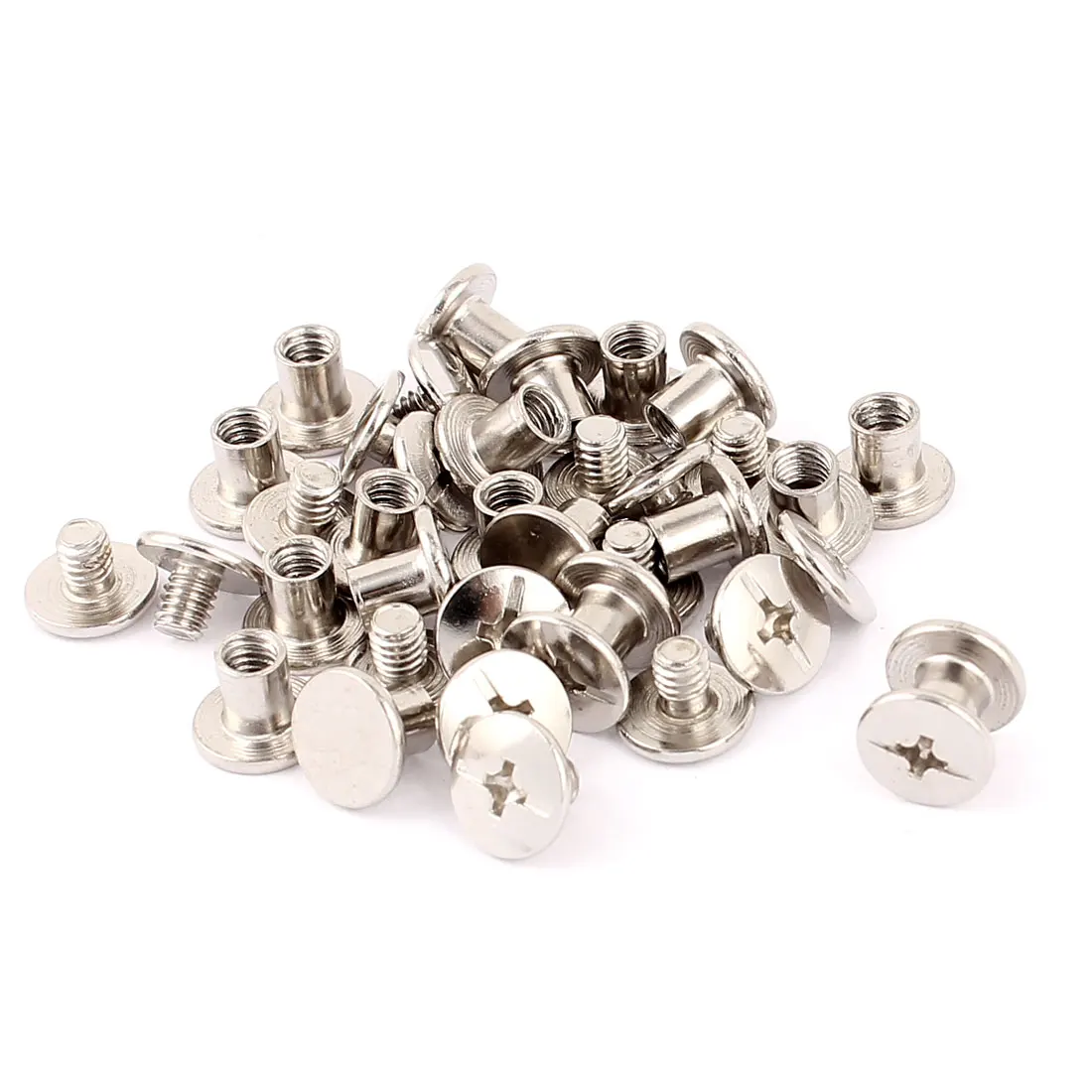 

19 Pcs/lot M5 x 6mm Scrapbooking Posts Interscrews Binding Screws