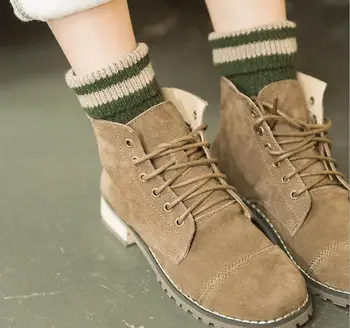 

Apparel Accessories vintage Women's Sock Autumn winter thick solid wool socks 5 pair / lot mix 2066666