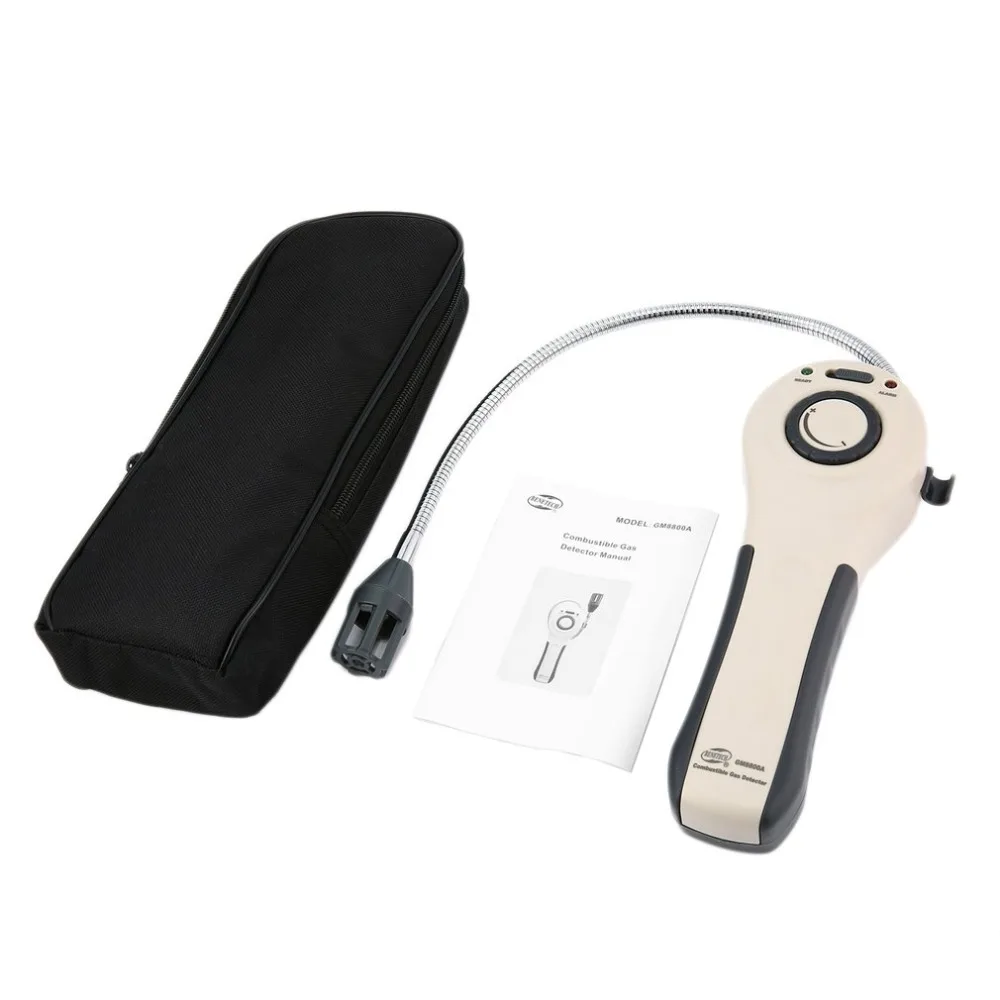 

BENETECH GM8800A Combustible Gas Detector Handheld Methane Propane Gas Tester Meter Flammable Gas Leak Tester Detector