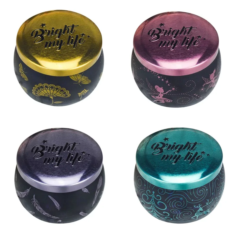 

Personality Candy Box Storage Drum-shaped Candy Cookie Box Rose Tea Pot Tin Box Festive Party Supplies Small Fresh Home Garden