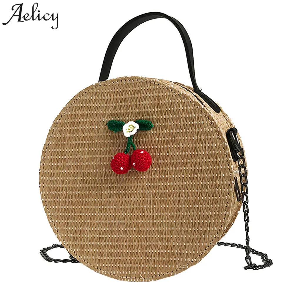 Round Straw Crossbody Bag Designer Literacy Basics