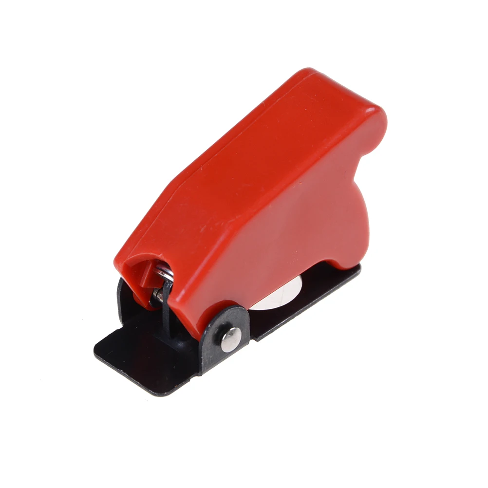 

1 PCS New Safety Flip Cover for Toggle Switch 12mm Mini Red Toggle Switch Waterproof Boot Plastic Safety Flip Cover Cap