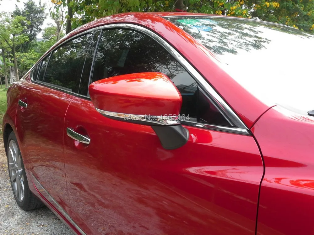 Отделка для автомобильного зеркала заднего вида Mazda 6 atenza 2014 2015 ABS chrome 2 шт./лот