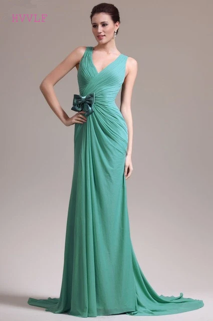 Freeshipping-New-Elegant-Green-V-Neck-Crisscross-Back-Chiffon-Evening-Dress.jpg_640x640