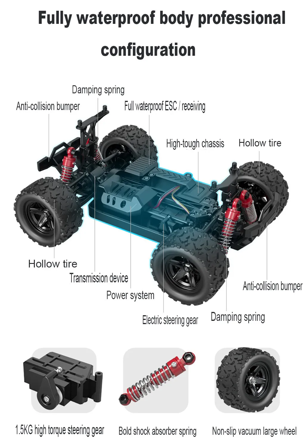 50 км/ч 1/18 Масштаб RC Автомобиль 2,4 г 4WD высокая скорость Быстрый дистанционный контроль Большой трек Профессиональный четырехколесный привод гонки Z514