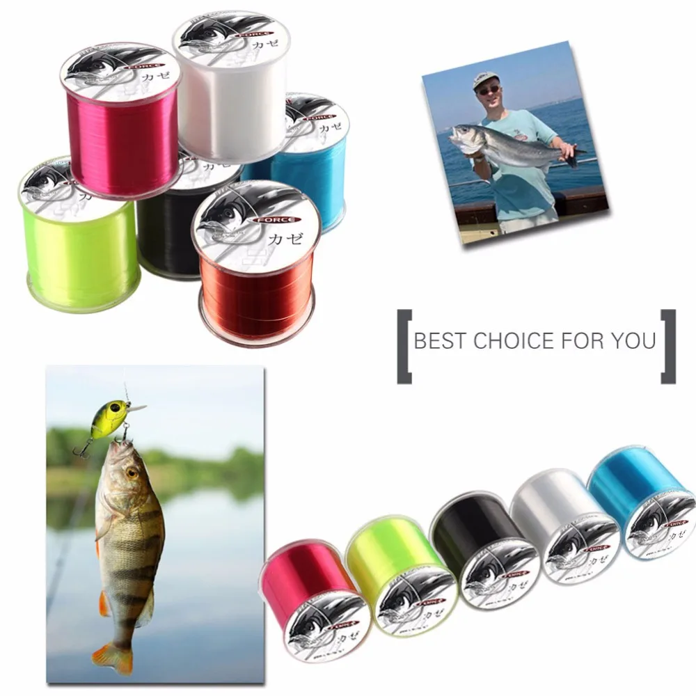 Nylon Line Super Strong Nylon Fishing Line 500M Monofilament Line Japan Material Fishline Carp fishing  Accessories leadcore braided camouflage carp fishing line