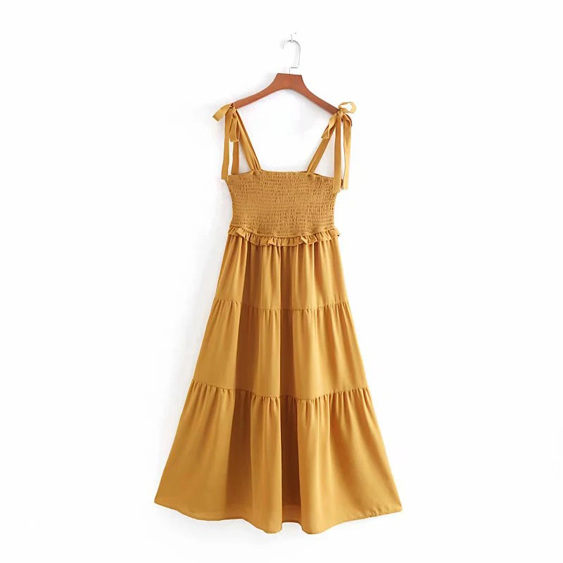Women's Clothing Dress 2019 Stretch Fabrics Solid Color Strap Dress Ms Summer Street Sexy Slim Fit Temperament Clothing