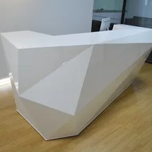 Деревянный стол для приемной дизайн для приемной#2355