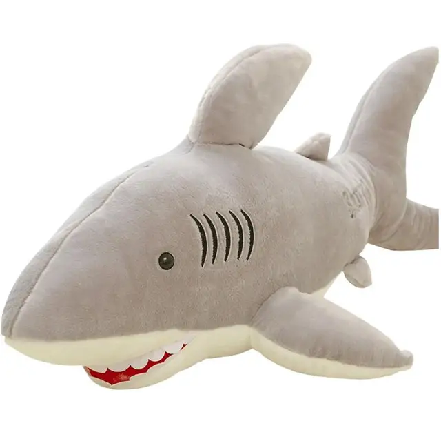 1pc 120cm-55cm Cute Shark Plush Toy Simulation Stuffed Animal of Shark Soft  Toy Factory Supply Christmas gift on sale Plush doll - AliExpress Toys &  Hobbies