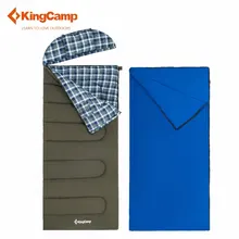 KingCamp KingCamp лес 500 3-в-1. зевышение размера Фланелевое с подкладкой спальный мешок конверт с капюшоном и подушка ленивый мешок 