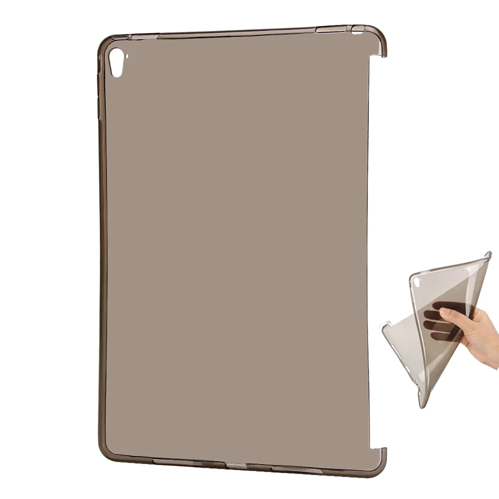 

Good bottom keyboard smart cover tpu silicone soft back case for apple 2015 2017 ipad pro 12.9 together protective partner case