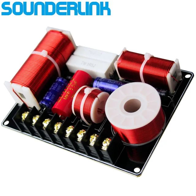 1pc Sounderlink Multi Speaker Hi Fi Audio Frequency Divider 3 Way 1pc Sounderlink Multi Speaker Hi Fi Audio Frequency Divider 3 Way Crossover 450hz 4700hz