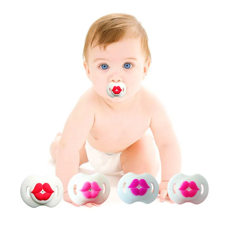 ideacherry Newborn Baby Silicone Funny Nipple Dummy Toddler Pacy Orthodontic Nipples Teether