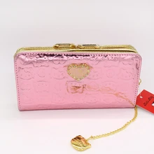 2017 new style cartoon wallet female hello kitty cute clutches High-quality pu