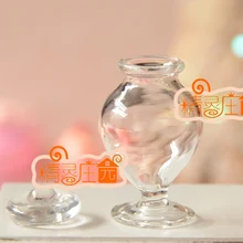 Мини кукольный домик аксессуары для мини-мебели для стеклянного живота маленький рот Маленькая ваза резные элегантные флаконы духов