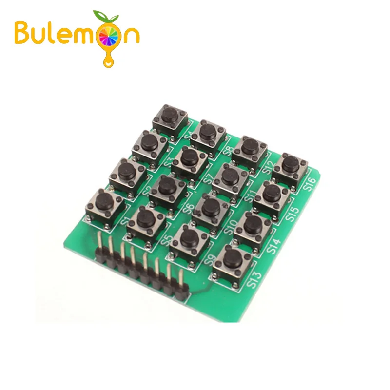 8pin 4x4 4*4 Матрица 16 кнопок клавиатуры макетный модуль микроконтроллер для Arduino Diy