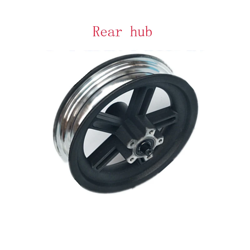 Upмаркет твердые шины полые не пневматические резиновые колеса 8 1/2x2 для Xiaomi Mijia M365 амортизатор скутера противоскользящие шины - Цвет: RearHub