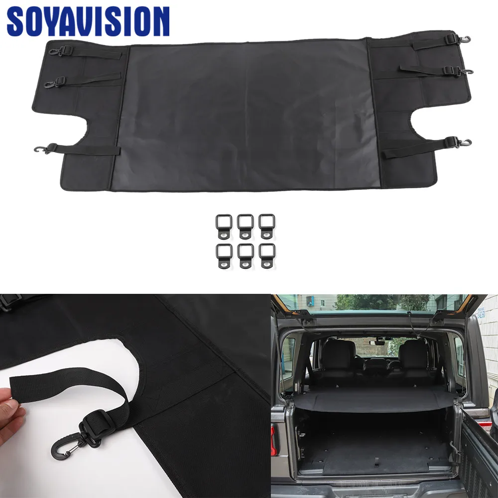 Car Interior Stowing Tidying for Jeep Wrangler JL 2018+ Luggage Carrier Trunk Curtain Cover 2019 | Автомобили и мотоциклы