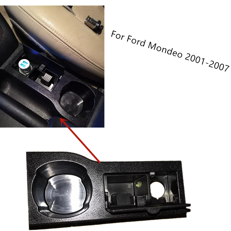 

BTAP New Cup Holder Car Ashtray For Ford Mondeo III MK3 2001 2002 2003 2004 2005 2006 2007 OEM 1S7XF04788AF 1S7X-F04788AF