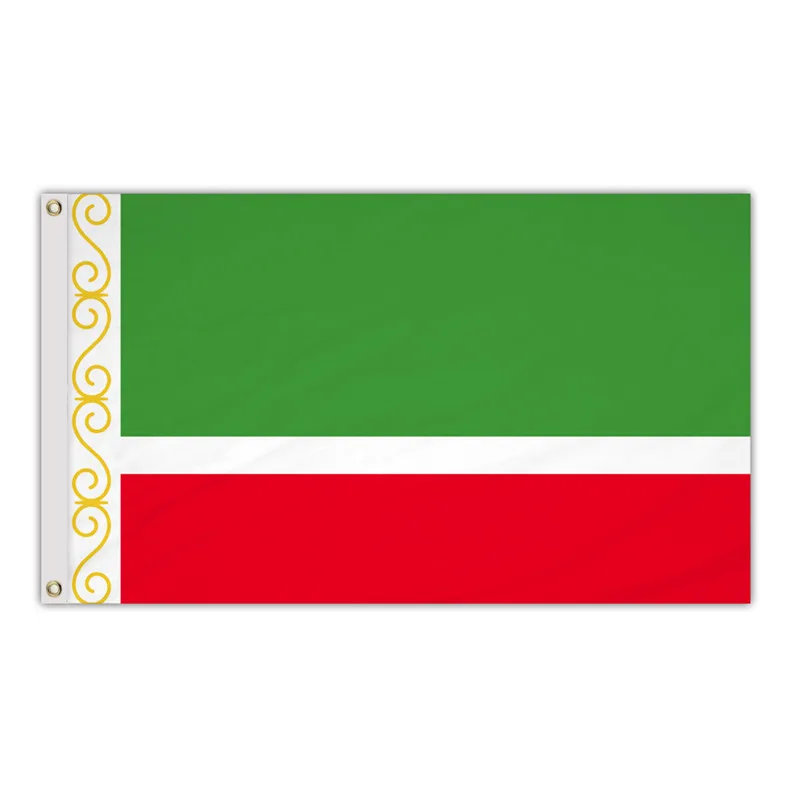 

Chechen Republic Chile China Country National Flag 3'x5' OEM Custom Room Decor Polyester Standard Banner