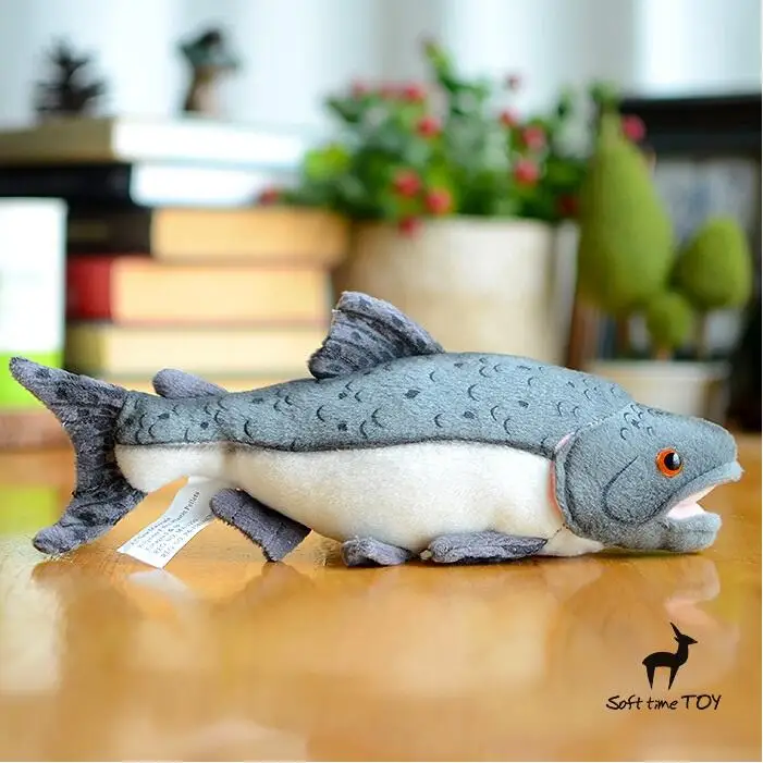 Simulation Marine Animals Chinook Salmon Doll Plush Toy Catfish Dolls