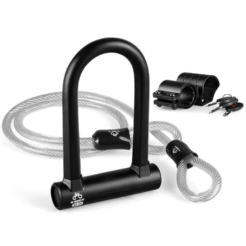 

INBIKE Bike U Bloccare Acciaio MTB Road Bike Bicycle Lock antifurto Heavy Duty Bike U-Serrature UL319A