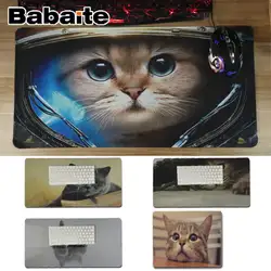 Babaite высокое качество Cutefunny cat Комфортный коврик для мыши игровой коврик для мыши блокирующий край коврик для мыши Коврик для клавиатуры