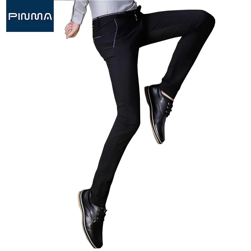 2017 new casual imported working pants men workwear slim fit long mens