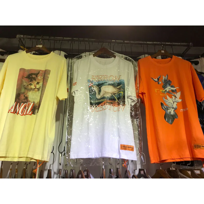 

New Heron Preston T Shirts Men Women Best Quality Cotton CTNNB Embroidery Heron Preston T Shirt Hip Hop Oversize Heron Preston