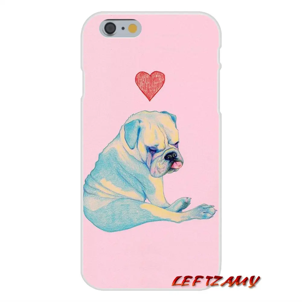Для Samsung Galaxy A3 A5 A7 J1 J2 J3 J5 J7 2015 2016 2017 животное Мопс Собака улыбка аксессуары чехлы