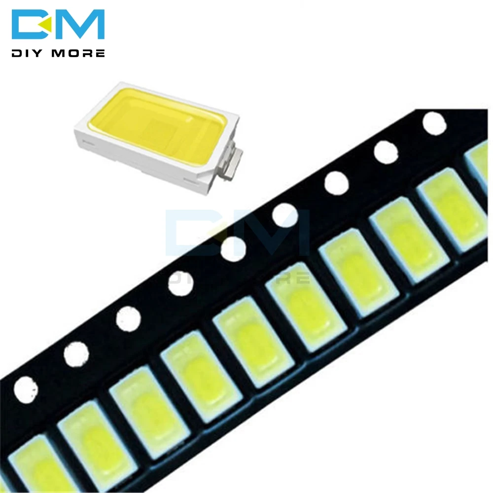 100 шт. белый свет 5730 5630 CW WW 0.5W-150Ma 50-55lm 6500 K SMD 5730 5630 Светодиодный 5730 диоды для подавления переходных скачков напряжения 3,2 V ~ 3,4 V