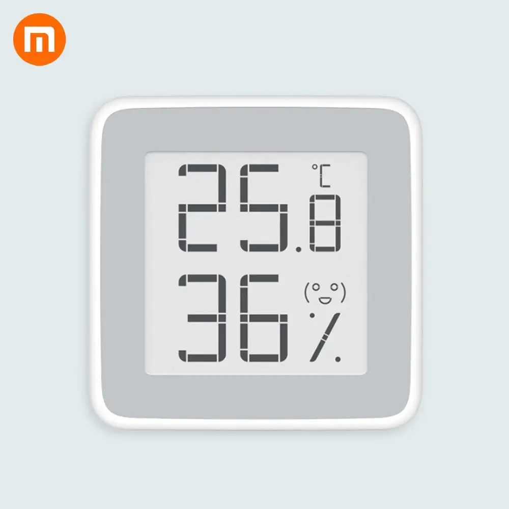 [Хит] термометр Xiaomi Mijia, датчик температуры и влажности, ЖК-экран, цифровой измеритель влажности для Xiaomi, комплект для умного дома
