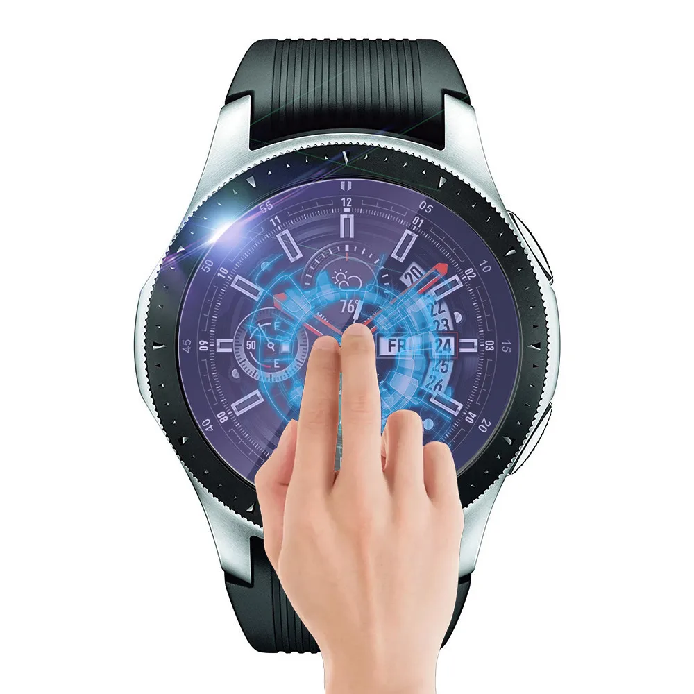 Закаленное стекло с защитой от синего света для Samsung Galaxy Watch Защитное экрана 46 мм