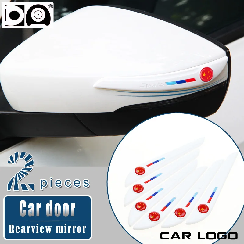 

Car door Rearview mirror Anti-collision strip Black/White for SsangYong Rodius Korando Turismo Actyon Rexton Kyron Musso Sports