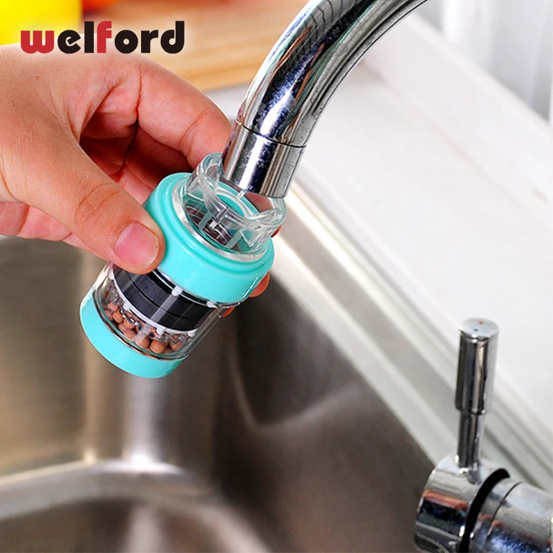 

Wheat Magnet Water Filter Faucet Extenders Water Purifier Water-Saving Devices Filter Adapter Home Kitchen Bathroom Faucets Tool