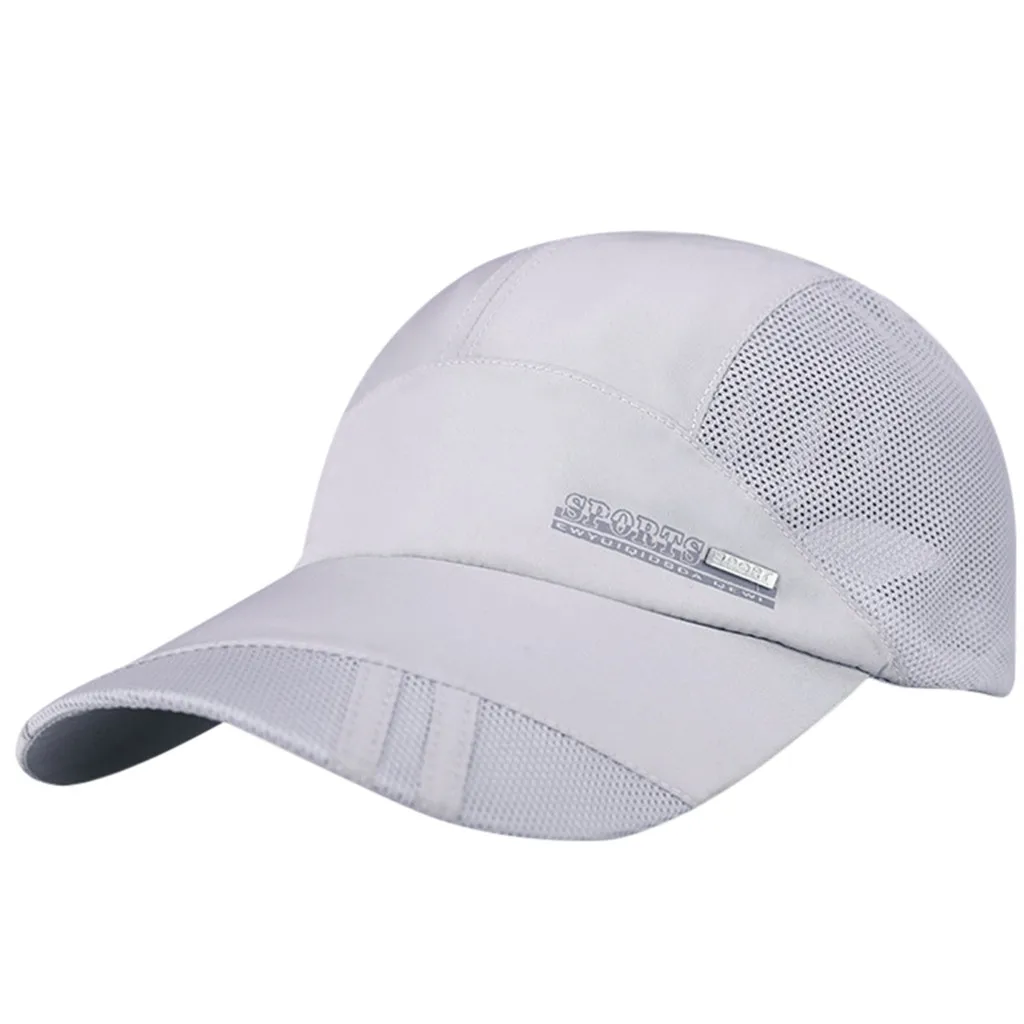 Perimedes New Mesh Cap Fishermen Outdoor Sport Mesh hat Quick-drying Summer Visor Climbing Hunting Desert Cap Casquette#y30