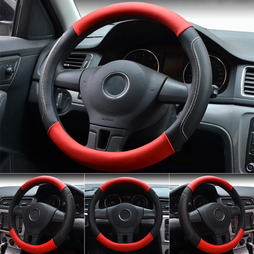 leather steering wheel wrap