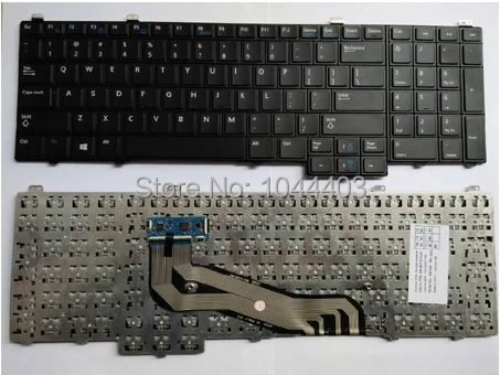 

New US Laptop Keyboard for dell Latitude 15-5000 E5540 Series PK130WQ4A00 SG-60710-XUA Without Pointing Stick & Backlit