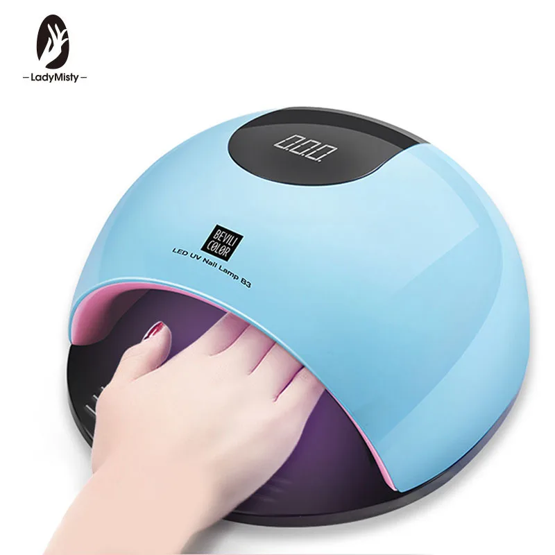 UV Led 80W Lamp Nail Dryer for Nails Curing Manicure SUN Light All Gel Polish Sensor Machine Art LED Tools | Красота и здоровье