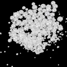 Professional Personal Use 1000pcs/pack DIY Resin Flatback Nail Art Pearl Manicure Pedicure DIY Manicure Accessories Hot Sale