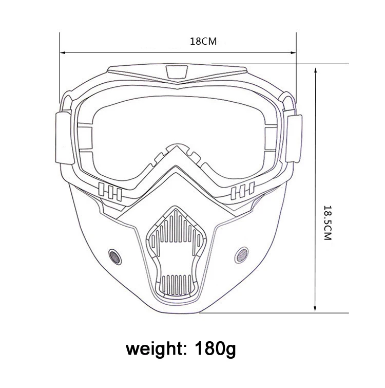 Hzyeyo открытый Очки для походов, которые можно разделить маска для велоспорта анти ветер уход за кожей лица маска лыжные очки спортивные солнцезащитные очки, F1001