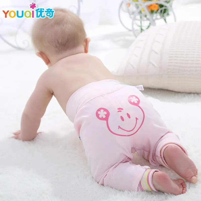 

YOUQI 2017 Cotton Baby Pants Baby Boy Trousers Cartoon Bear Newborn Baby Girl Leggings 3 Months Brand Toddler Infant Leggings