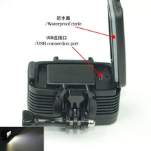 Underwater 40m Waterproof High Power Dimmable LED Video POV Flash Fill Light Night Light for SJCAM SJ4000 SJ5000XIAOMI 700LM