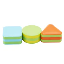 Пластиковые пляжные геометрические формы ударные геометрические формы встряхивание для сенсорного развития игрушки песочницы ударные игрушки