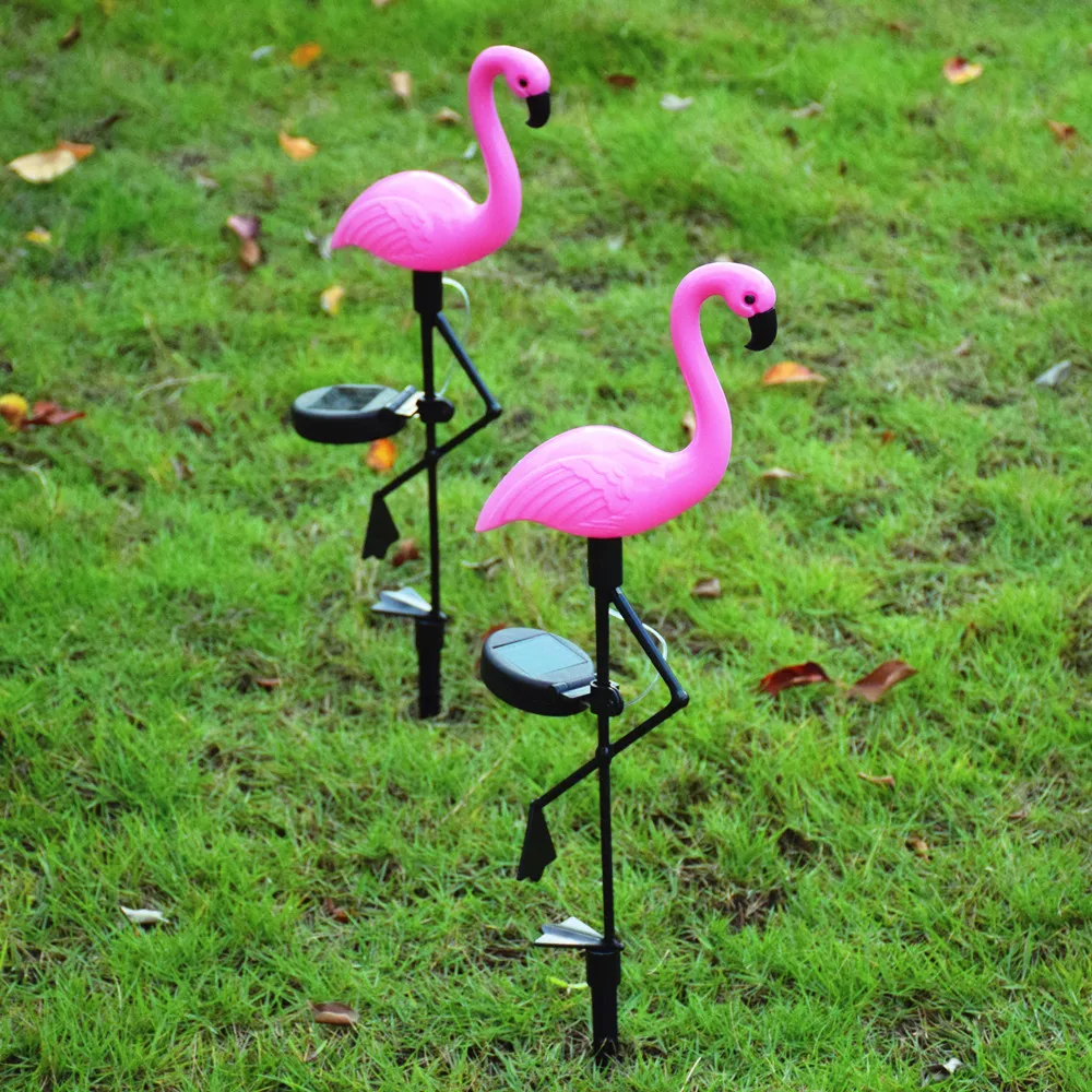 Movido a Energia Lâmpada para Decoração do Jardim Luzes de Fadas Solar Gramado Flamingo Subterrânea Mais Novo Estilo Luz Led 6 Lâmpadas solares