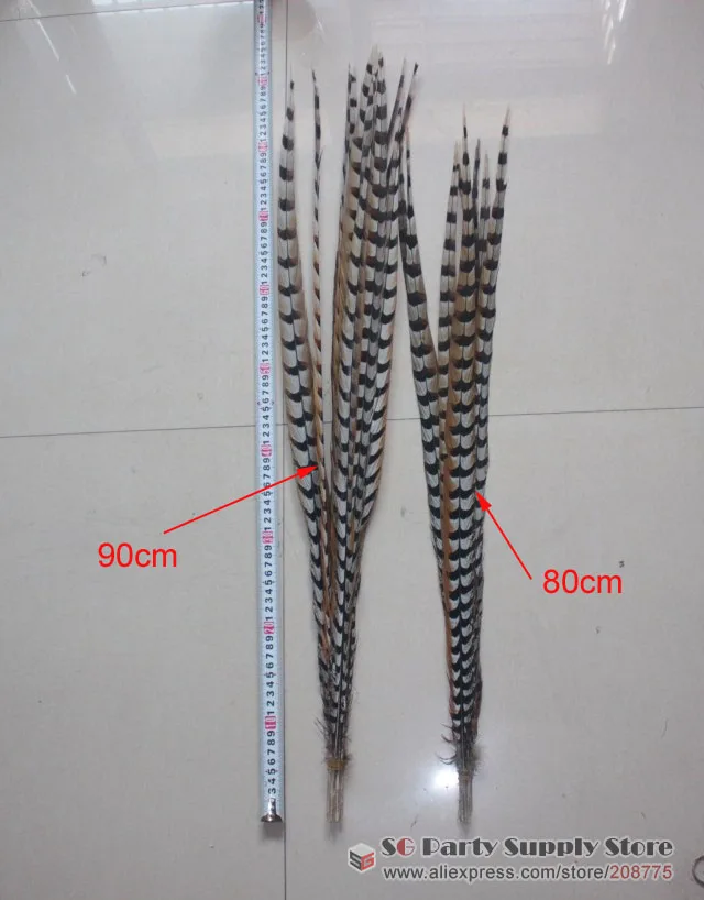 Лидер продаж!, Роскошный натуральный фазан, большое перо, 50-150 см, 19-59 см, самодельные перья, реквизит для сцены