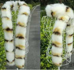 2015 осенние и зимние женские роскошные двухсторонняя меховой шарф из искусственного меха лисы шарф тепловой утолщаются теплый длинный из