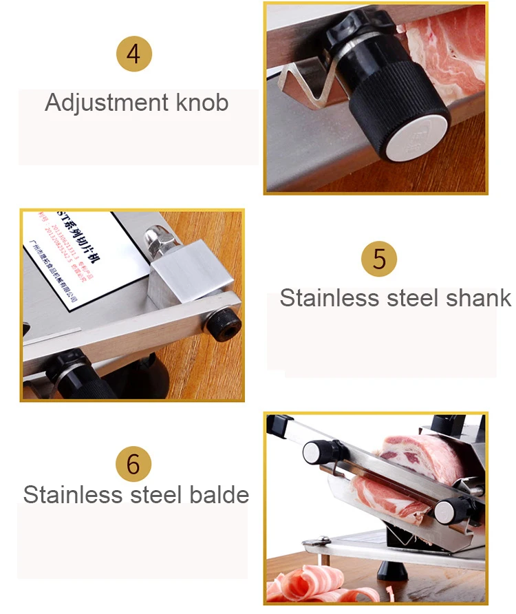 Нержавеющая сталь замороженное мясо слайсер баранины рулон говядины крупного рогатого скота Коммерческая домашняя строгальная машина для мяса горячий горшок Автоматическая мяса